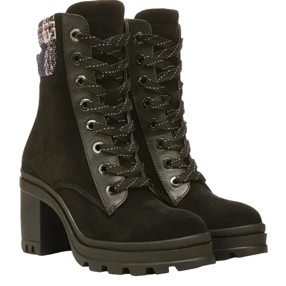 Veronica Beard Shoes - Veronica Beard Westport Water Resistant Hiker Boot in Black Eclipse Women’s SZ 8